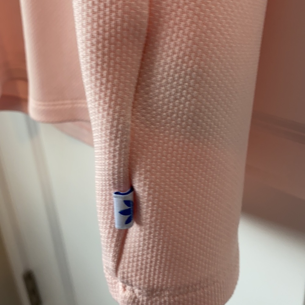 Adidas Pink Trefoil Logo Oversized Short Sleeve Tee - Picture 5 of 6